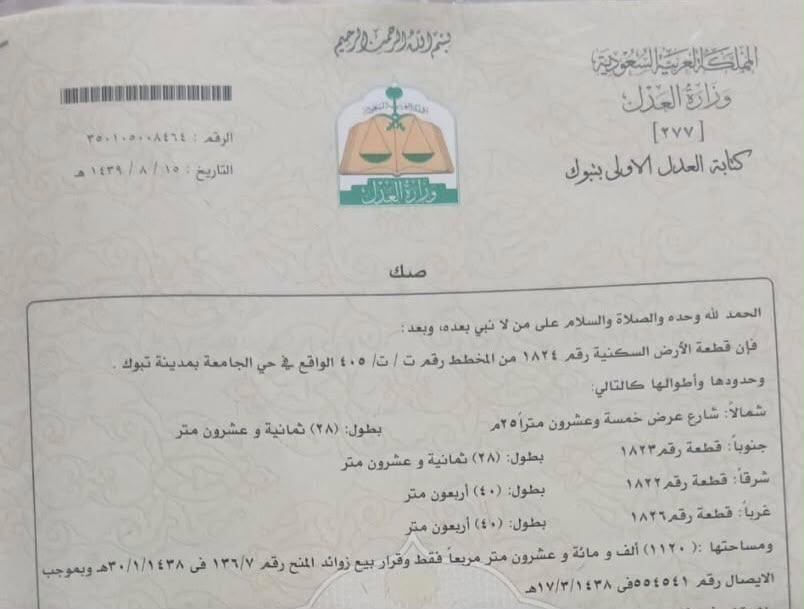 أرض سكنية للبيع بمساحة 1120م